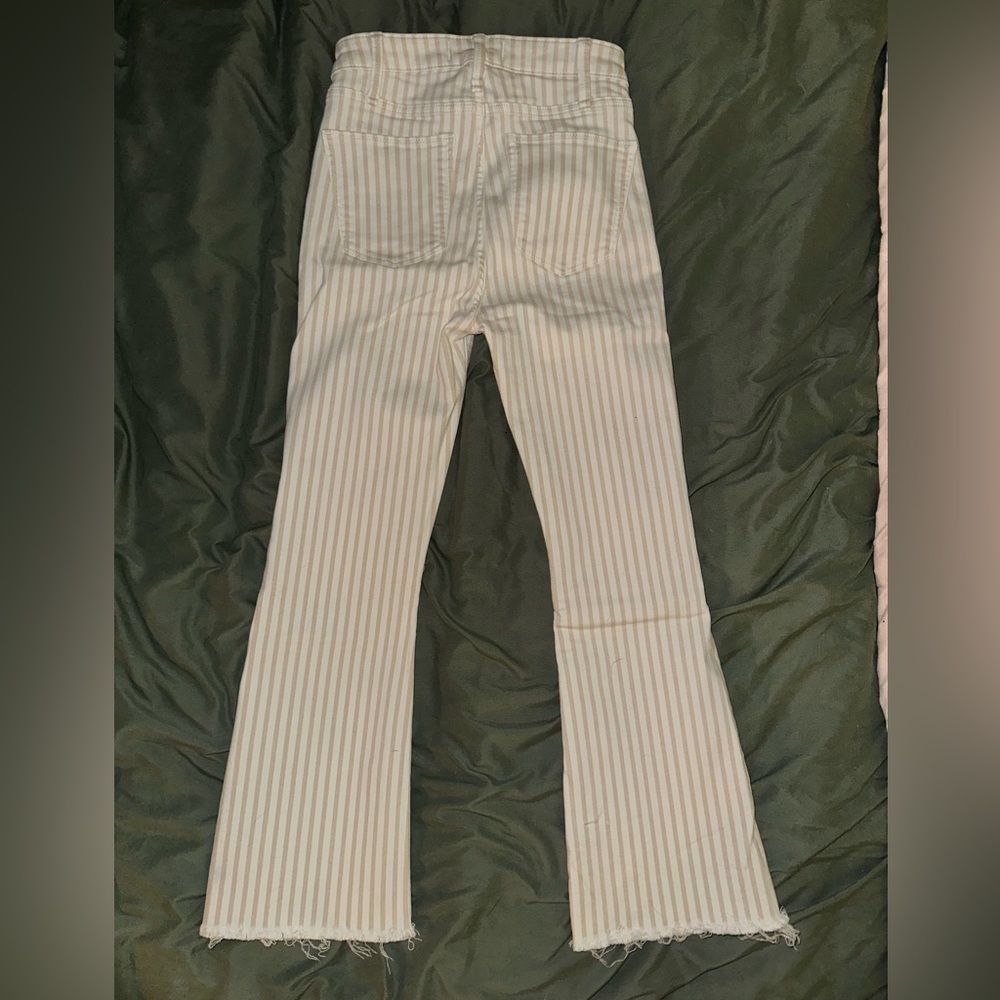 Abercrombie Flood Flare Striped Pants